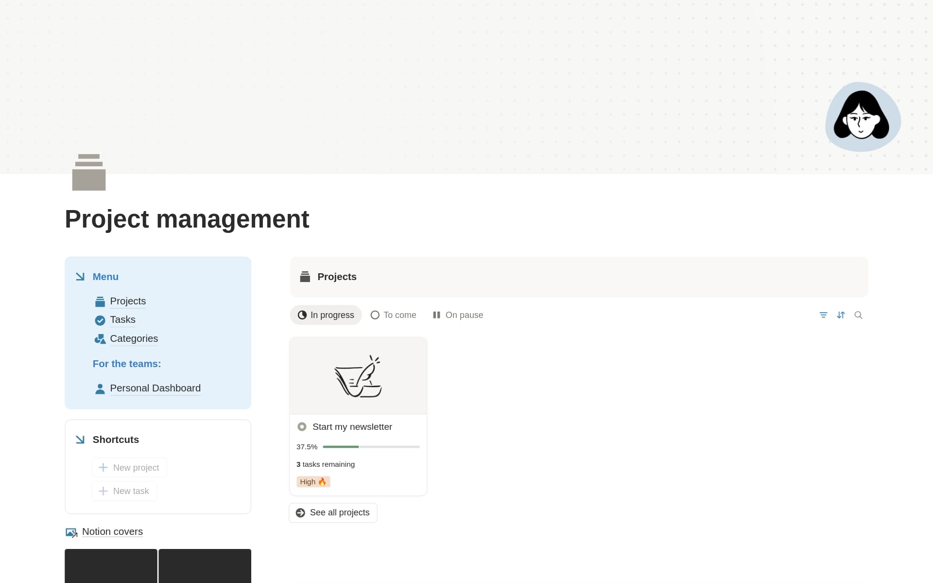 NotionによるBuild your business in Notionコレクションのスクリーンショット