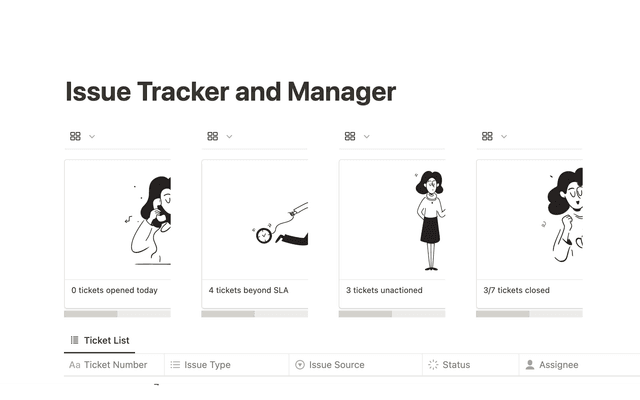 Notion Issue Tracker and Manager