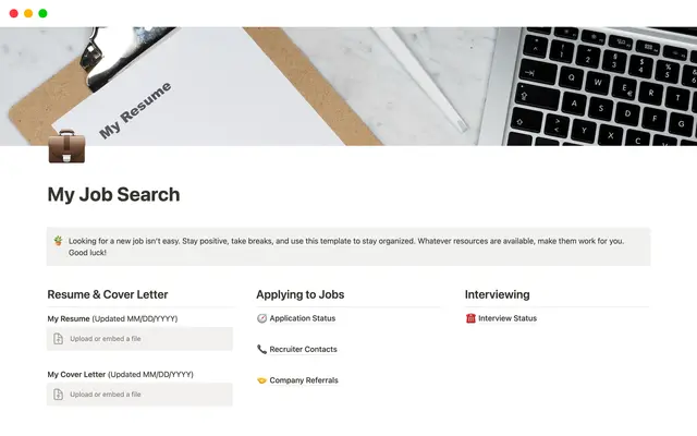 My Job Search