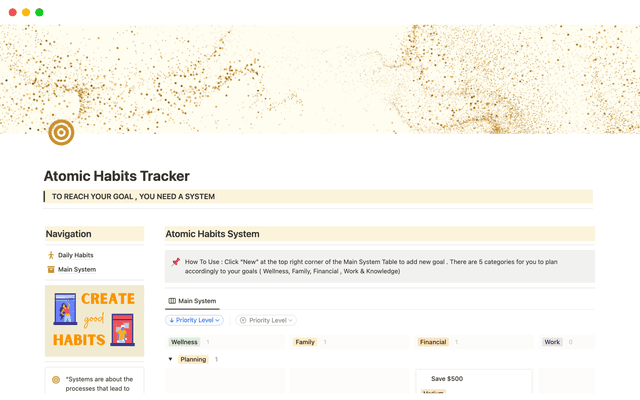 Atomic Habits Tracker