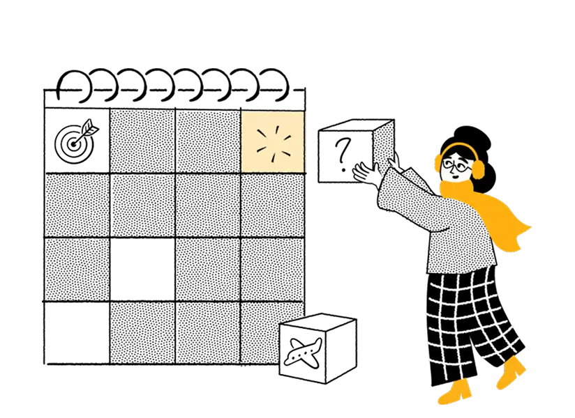 Template editorial illustration